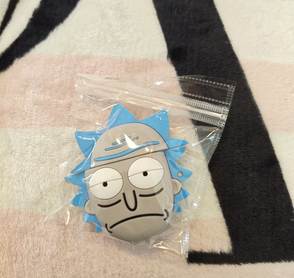 Rick Silicone Airpod Case With Attachment